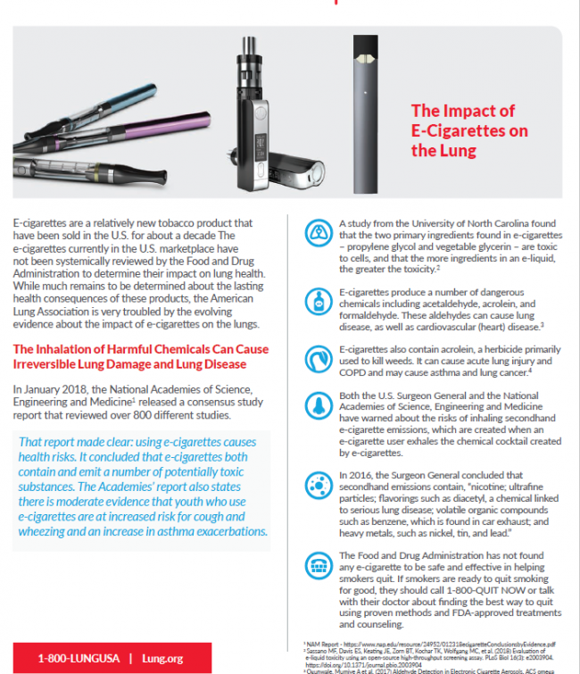 Impact of ENDS