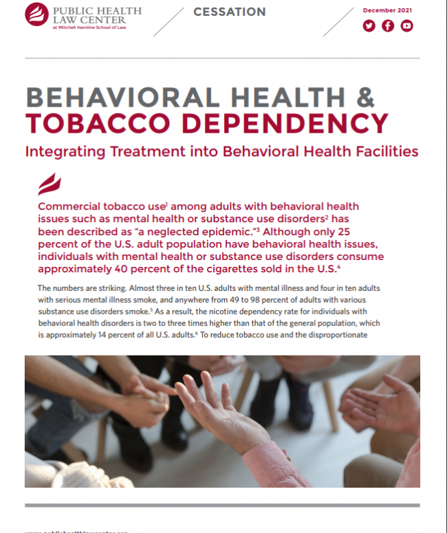 BH & tobacco dependency